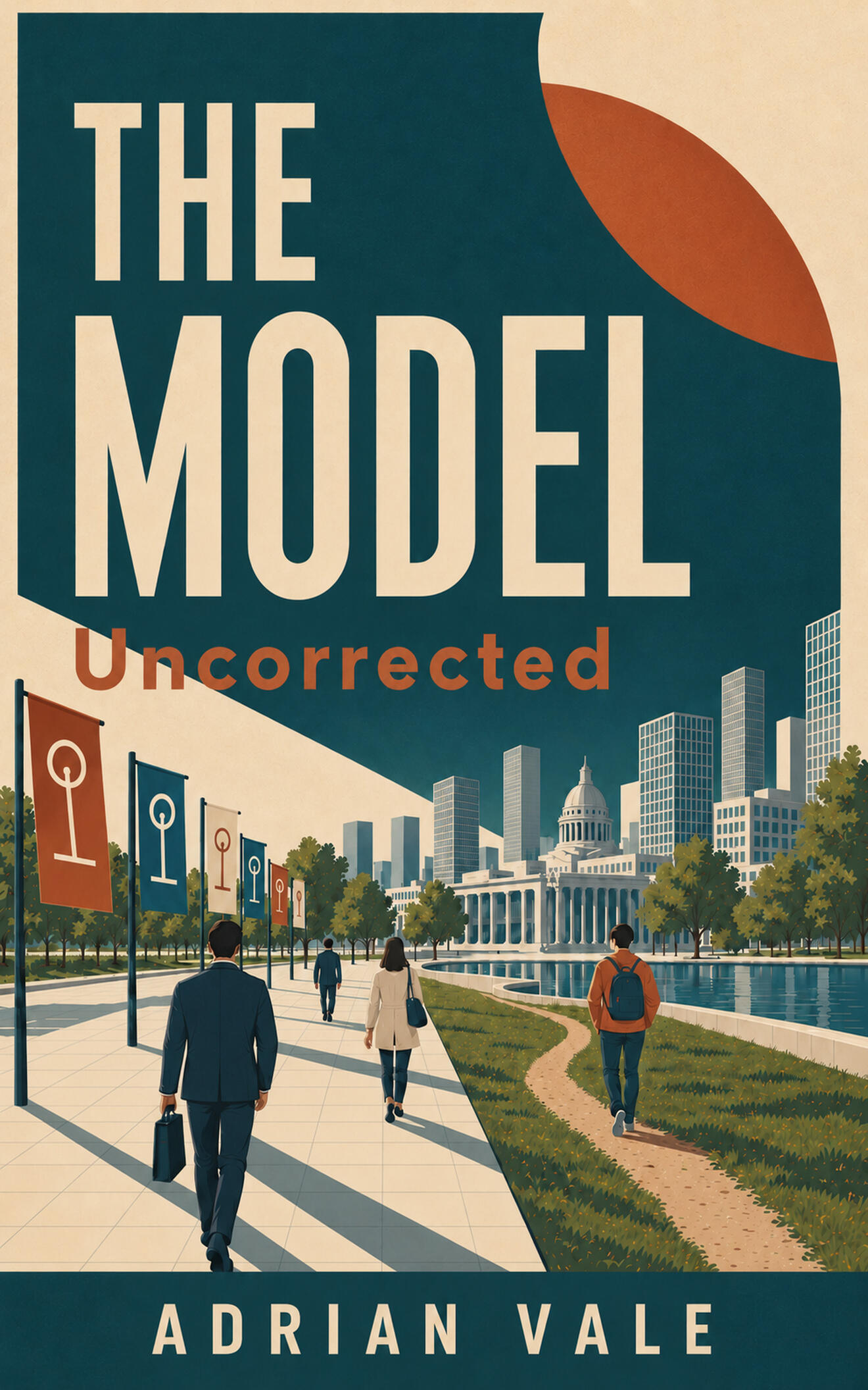 THE MODEL: Frictionless book cover by Adrian Vale